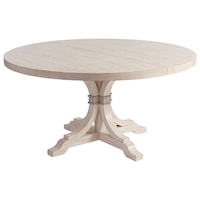 Magnolia 60" Round Dining Table with Table Extension Leaf