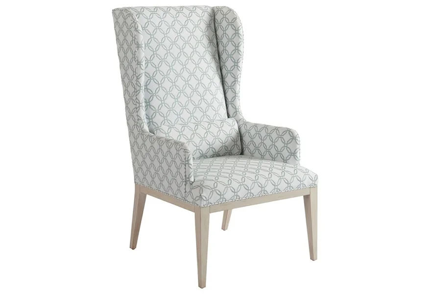 Newport Seacliff Host Wing Chair by Barclay Butera at Esprit Decor Home Furnishings