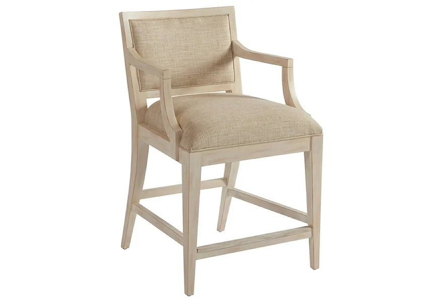 Newport Eastbluff Counter Stool (married) by Barclay Butera at Esprit Decor Home Furnishings