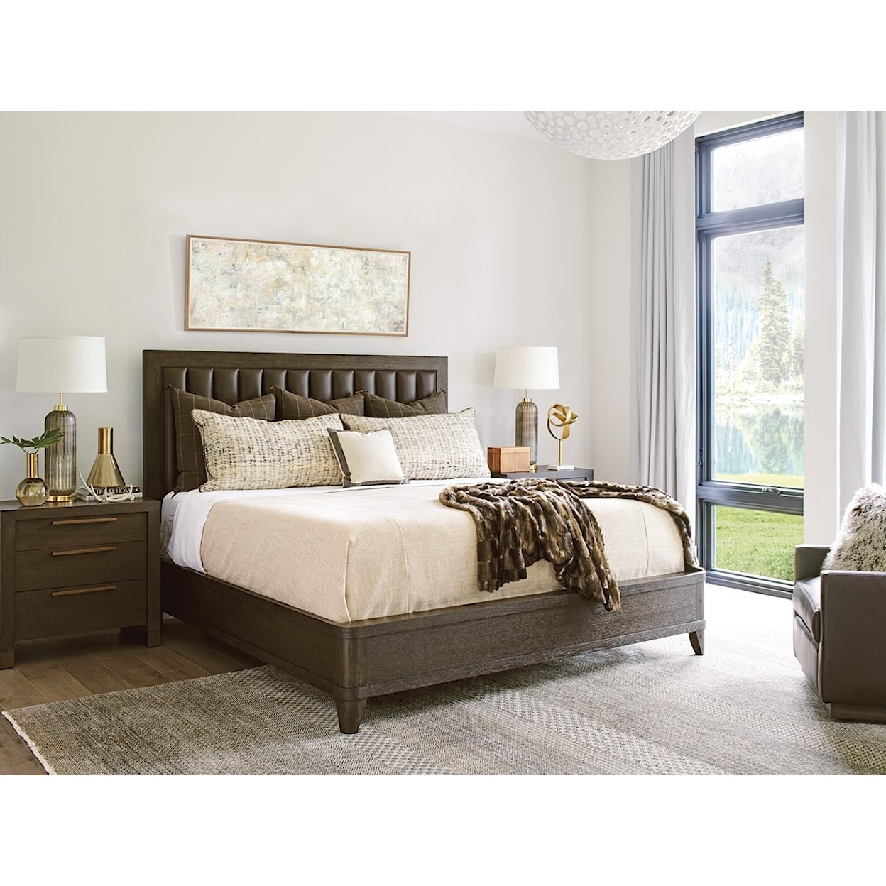 Barclay Butera Park City King Bedroom Group