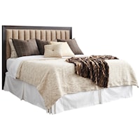 Talisker Queen Upholstered Headboard with Channel Tufting