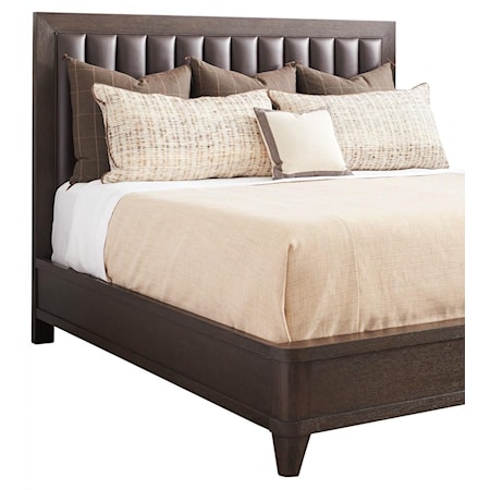 Talisker King Upholstered Headboard with Channel Tufting