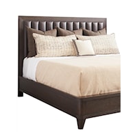 Talisker California King Upholstered Headboard with Channel Tufting