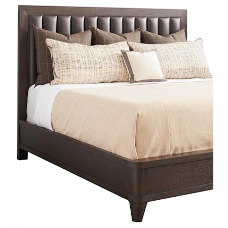 Talisker California King Upholstered Headboard with Channel Tufting