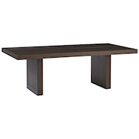 Ironwood Rectangular Dining Table with Leaves