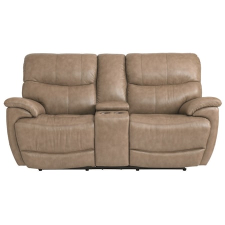 Console Power Reclining Love Seat