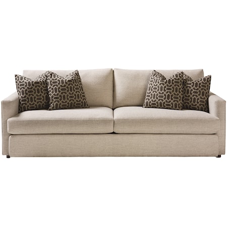 Contemporary Sofa with Track Arms