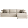 Bassett Allure Sectional with Right Arm Facing Chaise