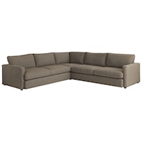 Contemporary Sectional with 4 Seats