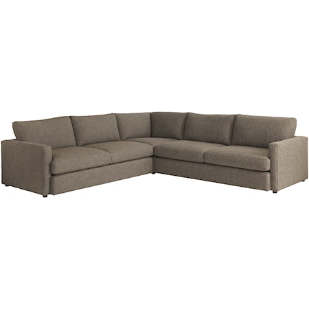 Contemporary Sectional with 4 Seats