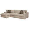 Bassett Allure Sectional with Left Arm Facing Chaise