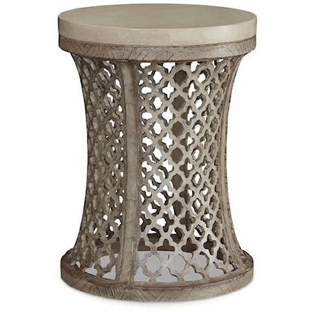 Antiquities Trellis Accent Table