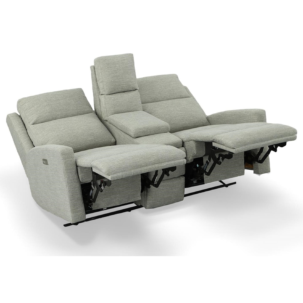 Bassett Apex Power Reclining Console Loveseat