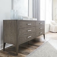 Modern Dresser with Self-Closing Drawers