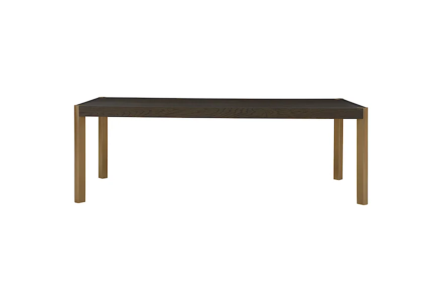 Modern - Astor and Rivoli 90" Dining Table by Bassett at Fashion Furniture