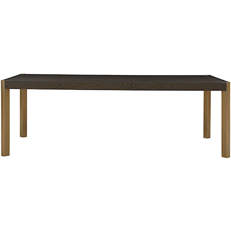 Contemporary 90" Dining Leg Table