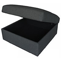 Storage Ottoman with a Caster Base