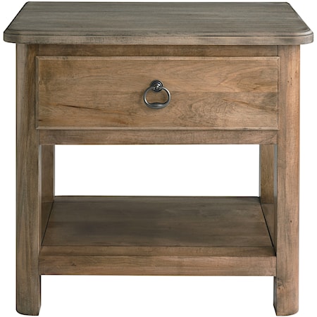 Solid Wood Nightstand