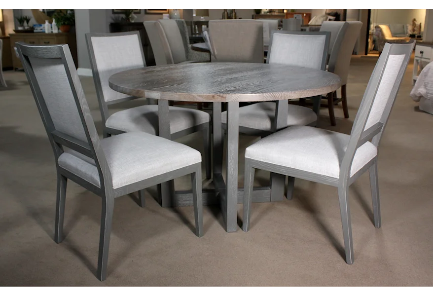 BenchMade Customizable 5 Piece Dining Set by Bassett at Esprit Decor Home Furnishings