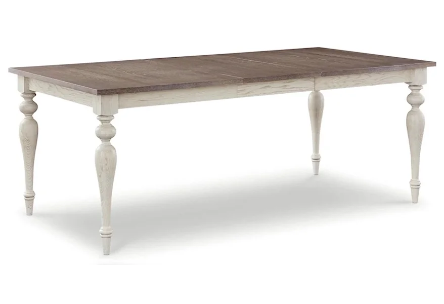 BenchMade Rectangular Dining Table by Bassett at Esprit Decor Home Furnishings