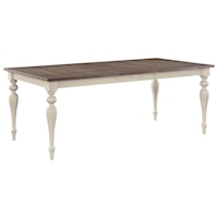 BenchMade Amelia Oak Dining Table with 1 Leaf