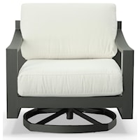Outdoor Aluminum Swivel Rocker with Slope Arms