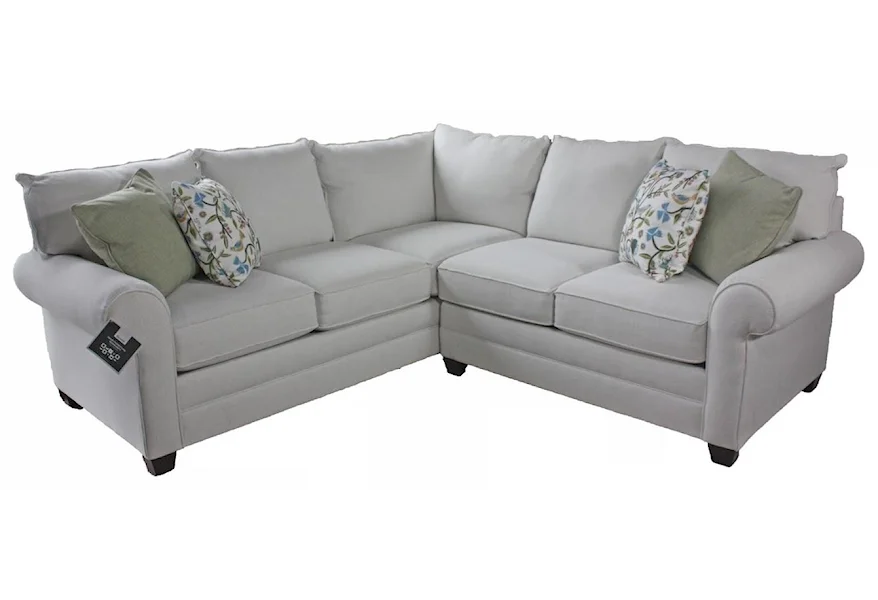 Cameron 2 PC Sectional by Bassett at Esprit Decor Home Furnishings
