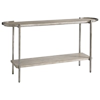 Contemporary Console Table with Shelf