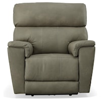 Casual Power Wallsaver Recliner with Power Headrests and Lumbar