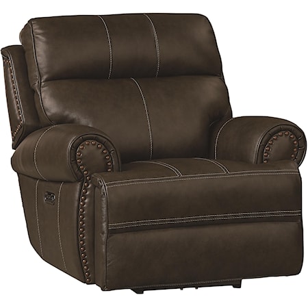 Power ZG Leather Recliner