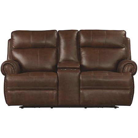 Power Leather Zero Gravity Reclining Console