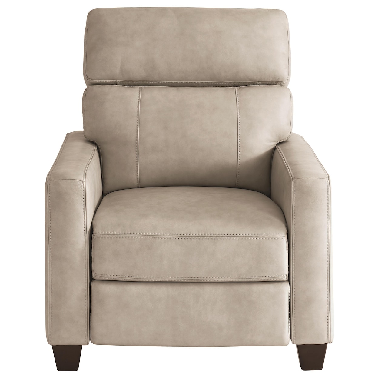 Bassett Club Level Tompkins Leather Recliner