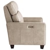 Bassett Club Level Tompkins Leather Recliner