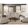 Bassett Club Level Tompkins Leather Reclining Loveseat