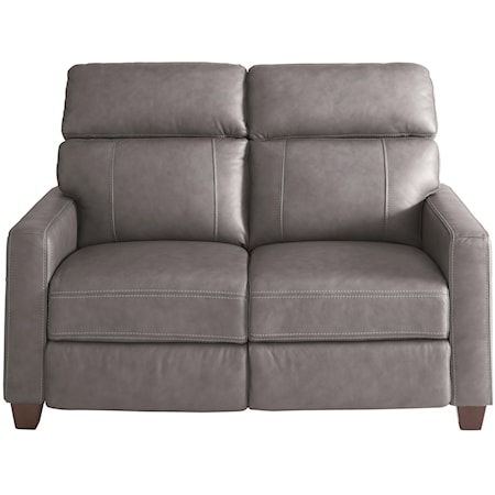 Leather Reclining Loveseat