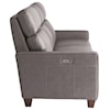 Bassett Club Level Tompkins Leather Reclining Sofa