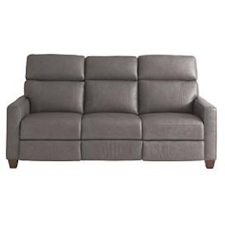 Leather Reclining Sofa