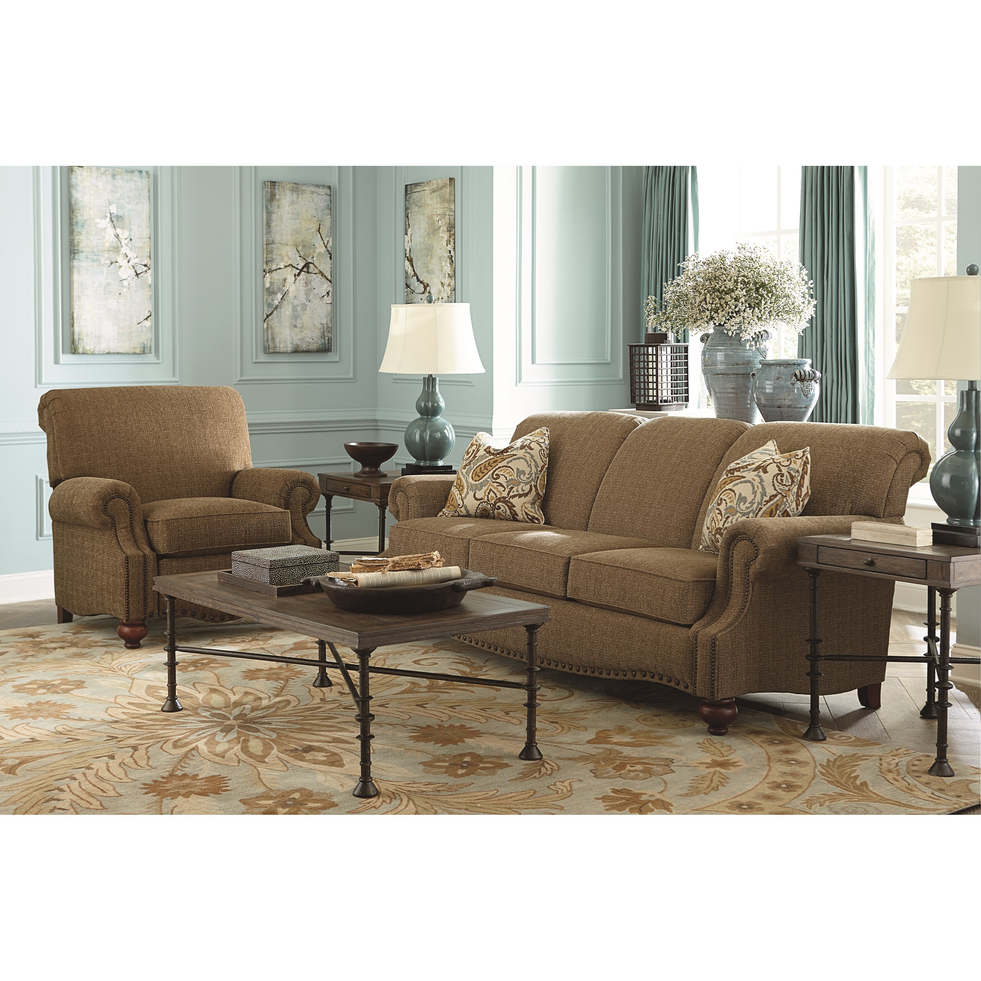 Bassett Xpress 2 U Clubroom Queen Sofa Sleeper