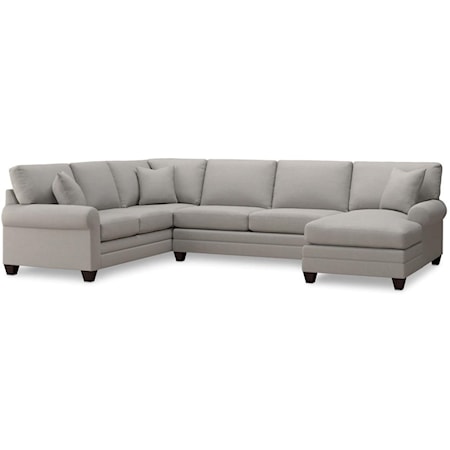 3pc Custom Chaise Sectional