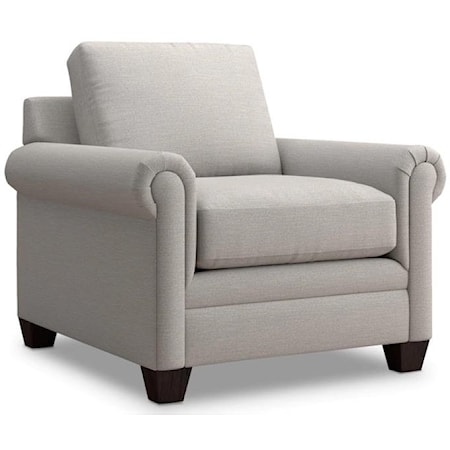 Casual Panel Arm Chair