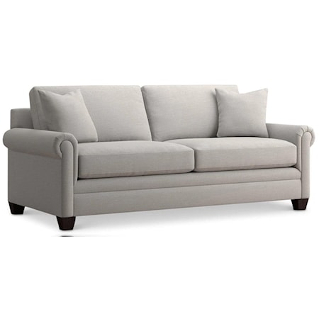 Casual Panel Arm Sleeper Sofa