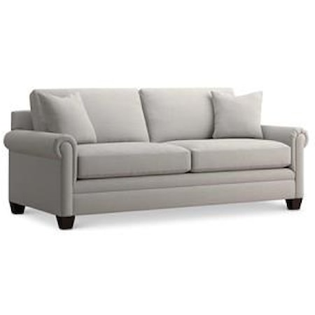 Casual Panel Arm Sleeper Sofa