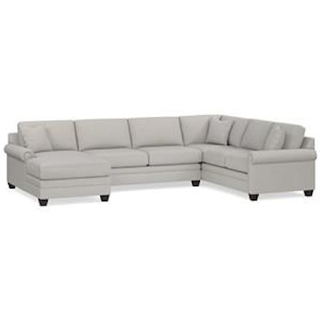 3pc Custom Chaise Sectional