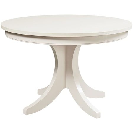 Customizable Round Pedestal Dining Table