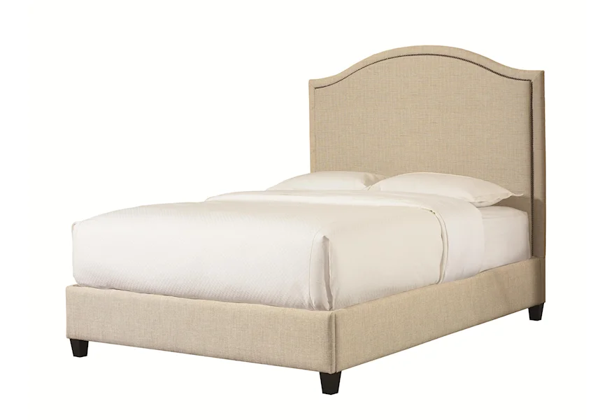 Custom Upholstered Beds Full Vienna Upholstered Bed w/ Low Footboard by Bassett at Bassett of Cool Springs