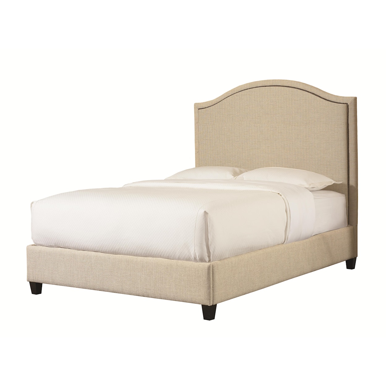 Bassett Custom Upholstered Beds Full Vienna Upholstered Bed w/ Low Footboard