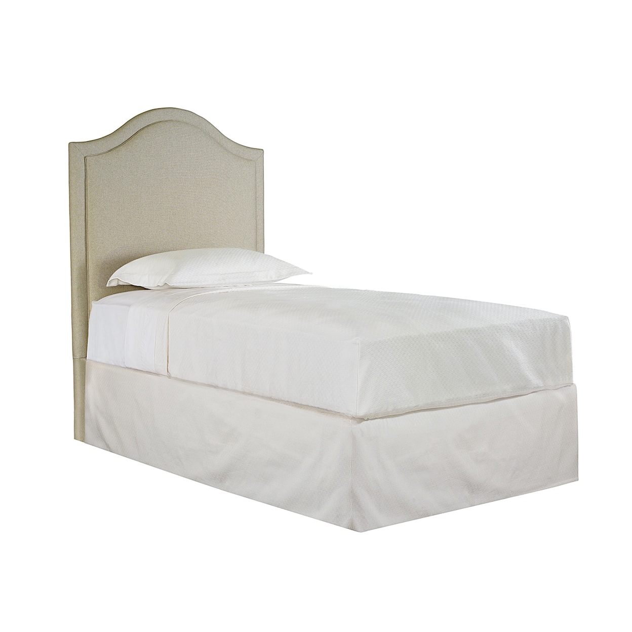 Bassett Custom Upholstered Beds Twin Vienna Upholstered Headboard