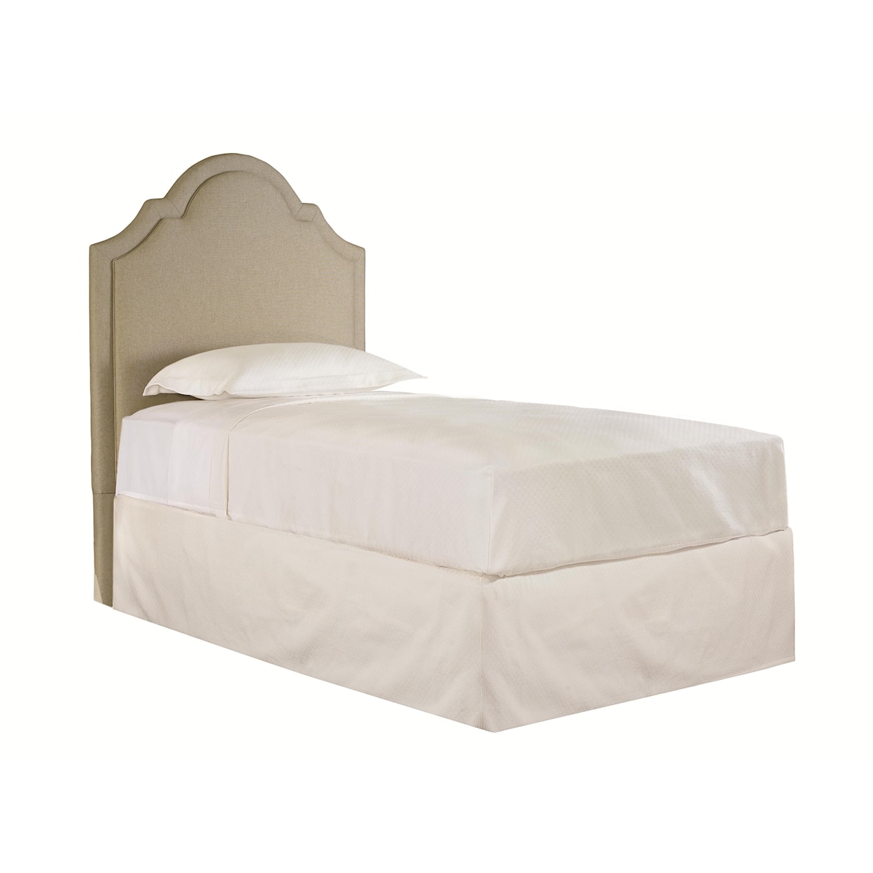 Bassett Custom Upholstered Beds Twin Barcelona Upholstered Headboard