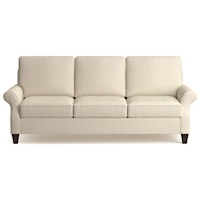 Transitional Sofa with Reaxion Memory Foam Cushions