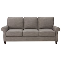 Transitional Sofa with Reaxion Memory Foam Cushions